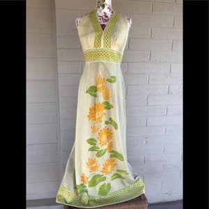 Alfred Shaheen Hawaiian MasterPrinter Signed Dress